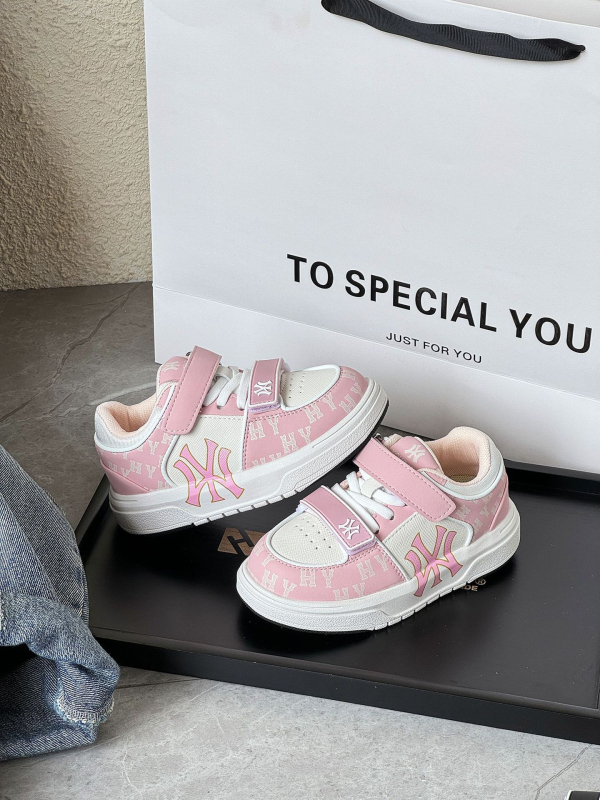 Dječje tenisice s debelom potplatom, Velcro zatvaranje, gornji dio od mikrovlakna, EVA đon, niski kroj, jednobojne, protuklizne