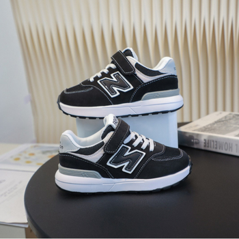 Dječje tenisice s debelom potplatom, Velcro kopčanje, gornji dio od mikrovlakana kože, prozračne i vodootporne