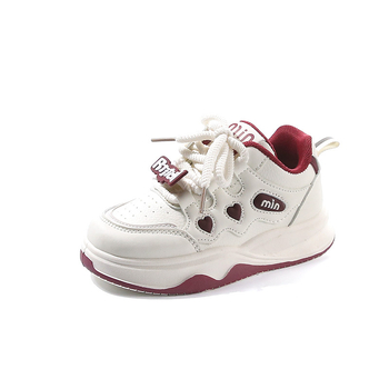 Dječje tenisice s PU gornjim dijelom, plastičnim potplatom, injekcijski oblikovana potplata, točkasti uzorak, korejski stil