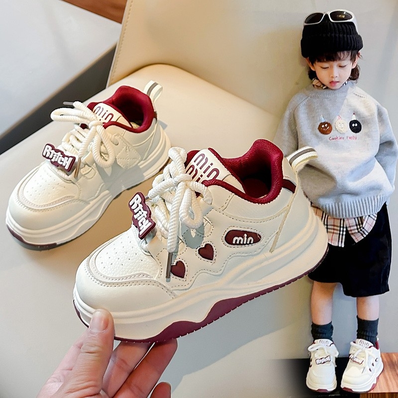 Dječje tenisice s PU gornjim dijelom, plastičnim potplatom, injekcijski oblikovana potplata, točkasti uzorak, korejski stil