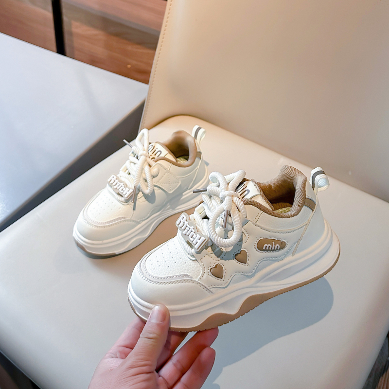 Dječje tenisice s PU gornjim dijelom, plastičnim potplatom, injekcijski oblikovana potplata, točkasti uzorak, korejski stil