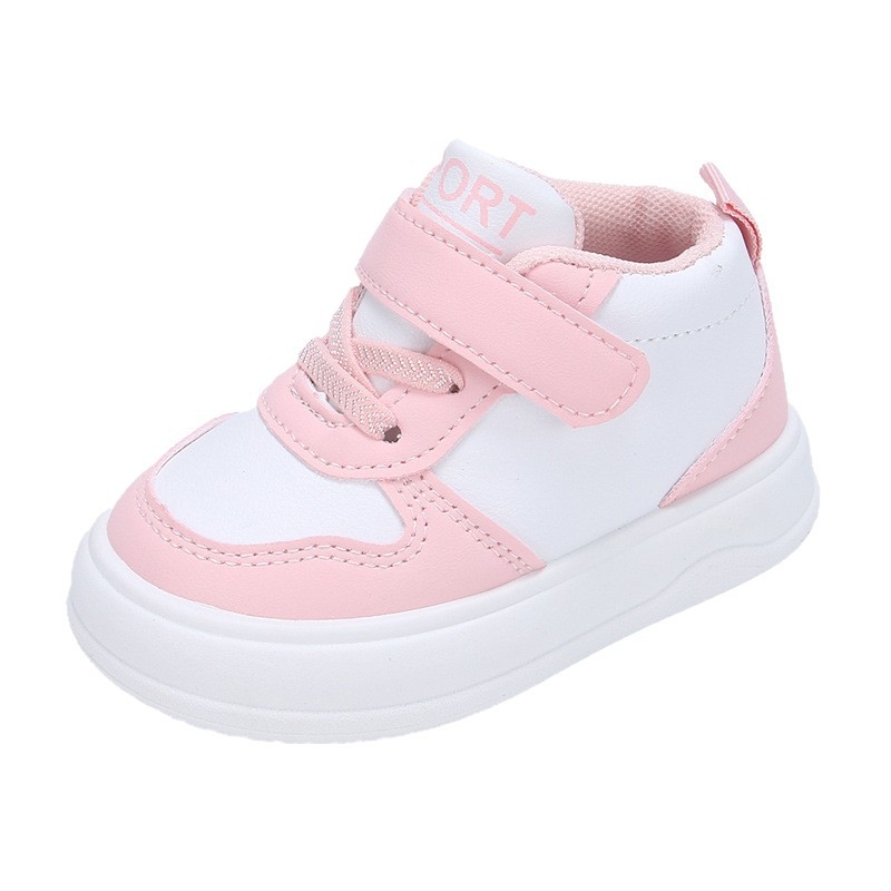 Dječje tenisice za trčanje, prozračni PU gornji dio, gumeni potplat, Velcro zatvarač, unisex