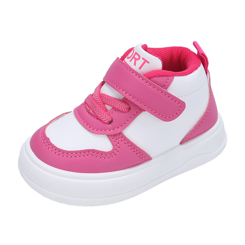 Dječje tenisice za trčanje, prozračni PU gornji dio, gumeni potplat, Velcro zatvarač, unisex