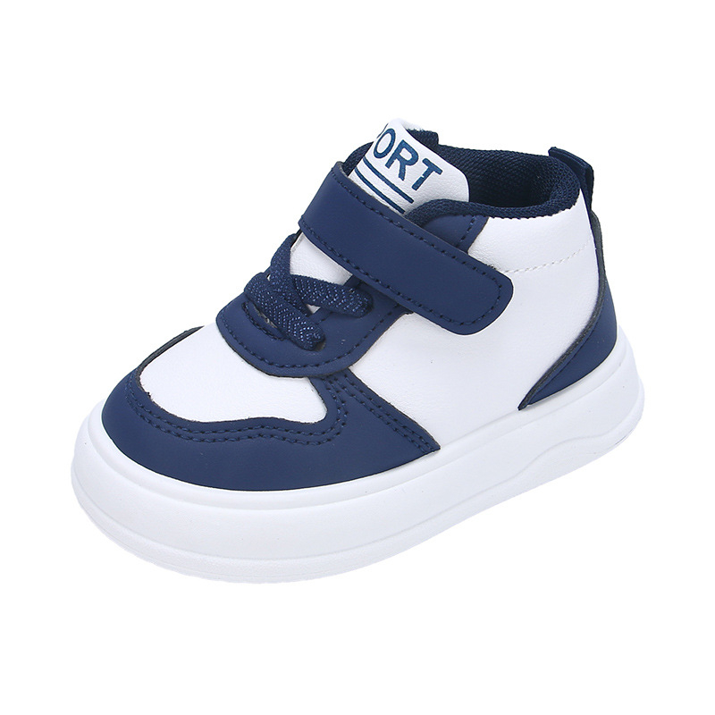 Dječje tenisice za trčanje, prozračni PU gornji dio, gumeni potplat, Velcro zatvarač, unisex