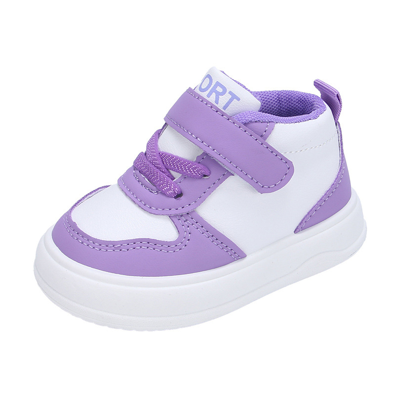 Dječje tenisice za trčanje, prozračni PU gornji dio, gumeni potplat, Velcro zatvarač, unisex
