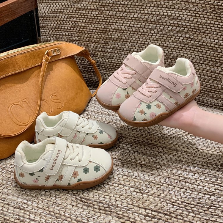 Unisex dječje tenisice za jesen, prozračne, gornji dio od umjetne kože, zatvarač na Velcro, gumeni potplat