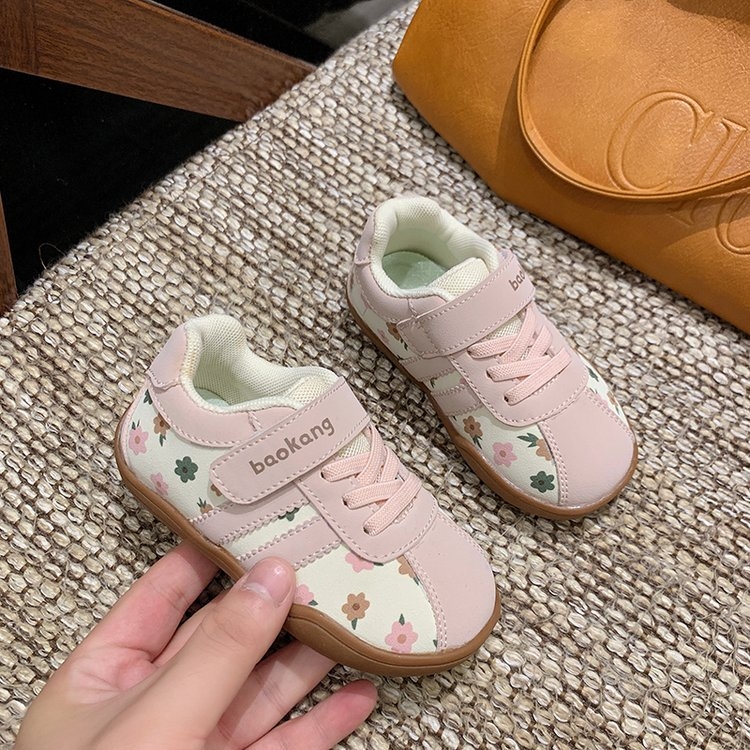 Unisex dječje tenisice za jesen, prozračne, gornji dio od umjetne kože, zatvarač na Velcro, gumeni potplat