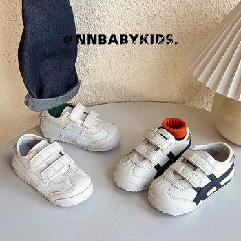 Dječje Forrest Gump tenisice — svakodnevne sportske tenisice, gornji dio od sintetičke kože, gumeni potplat, Velcro zatvarač, protuklizne i izdržljive, blok uzorak