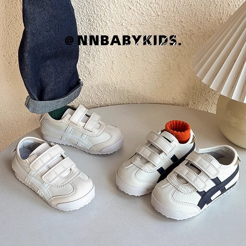 Dječje Forrest Gump tenisice — svakodnevne sportske tenisice, gornji dio od sintetičke kože, gumeni potplat, Velcro zatvarač, protuklizne i izdržljive, blok uzorak