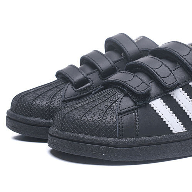Dječje tenisice s Shell-Toe i Velcro kopčanjem, gornji dio od mikrovlakana, niski profil, Unisex