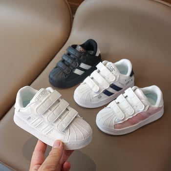 Dječje tenisice, PU gornja, shell toe, stil K, Jesen 2023, uzrast 1–6 godina