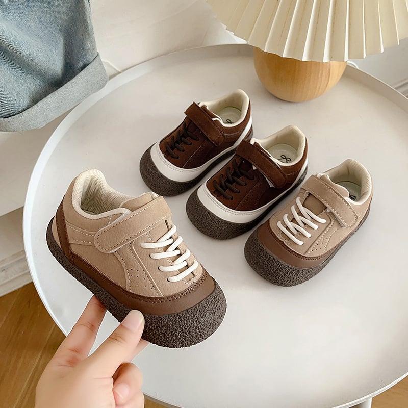 Dječje planinarske tenisice s Velcro zatvaranjem, prozračan microfiber gornji dio, anti-slip PVC đon (1-6 godina, zimsko/proljetno/jesensko doba)