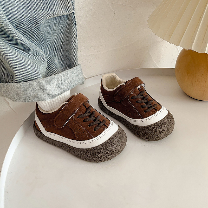 Dječje planinarske tenisice s Velcro zatvaranjem, prozračan microfiber gornji dio, anti-slip PVC đon (1-6 godina, zimsko/proljetno/jesensko doba)