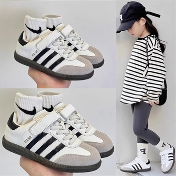 Dječje tenisice za trening s gornjim dijelom od mikrovlakna i gumom potplatom, unisex, kopčanje na Velcro traku, za dob 4-16 godina, izdanje ljeta 2025