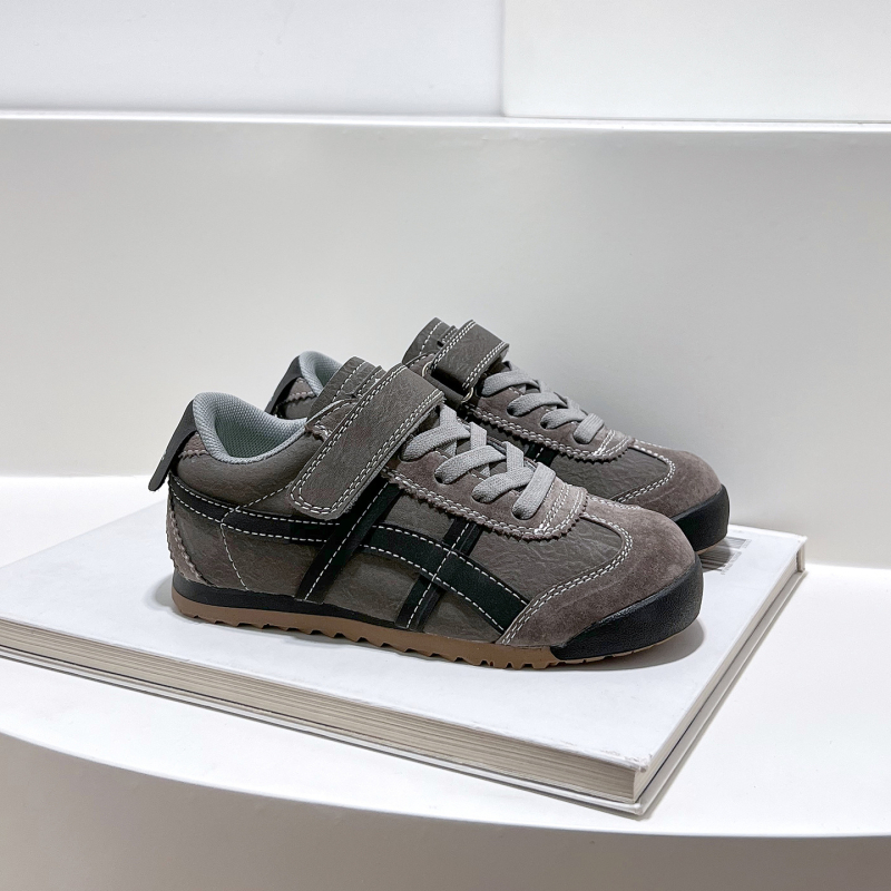 Dječje tenisice Forrest Gump, niskog profila, kožni gornji dio, Velcro kopčanje, gumeni potplat, prozračan, unisex, uzrast 1–12 godina.