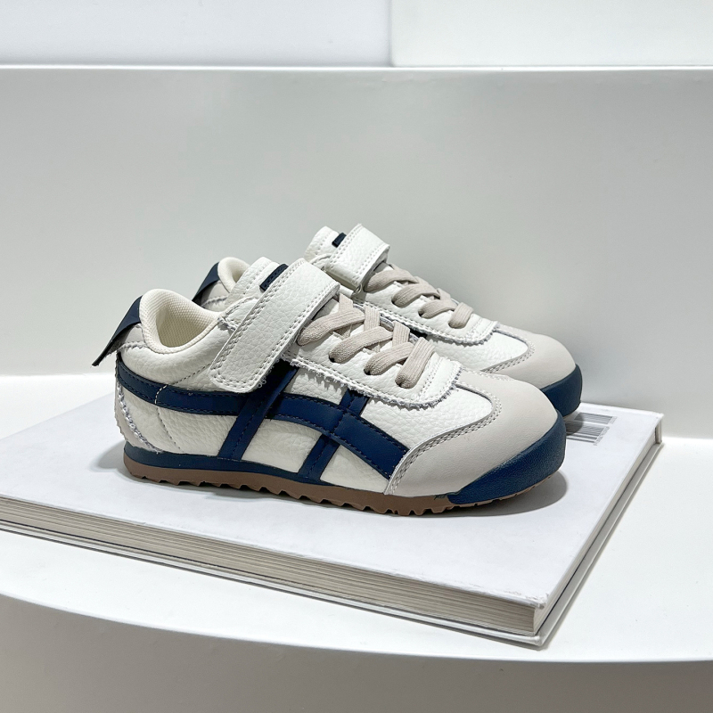 Dječje tenisice Forrest Gump, niskog profila, kožni gornji dio, Velcro kopčanje, gumeni potplat, prozračan, unisex, uzrast 1–12 godina.