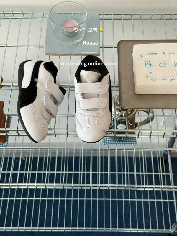 Unisex kožne tenisice s Velcro remenom – prozračne sportske tenisice za djecu 1–16 godina, tanka potplat