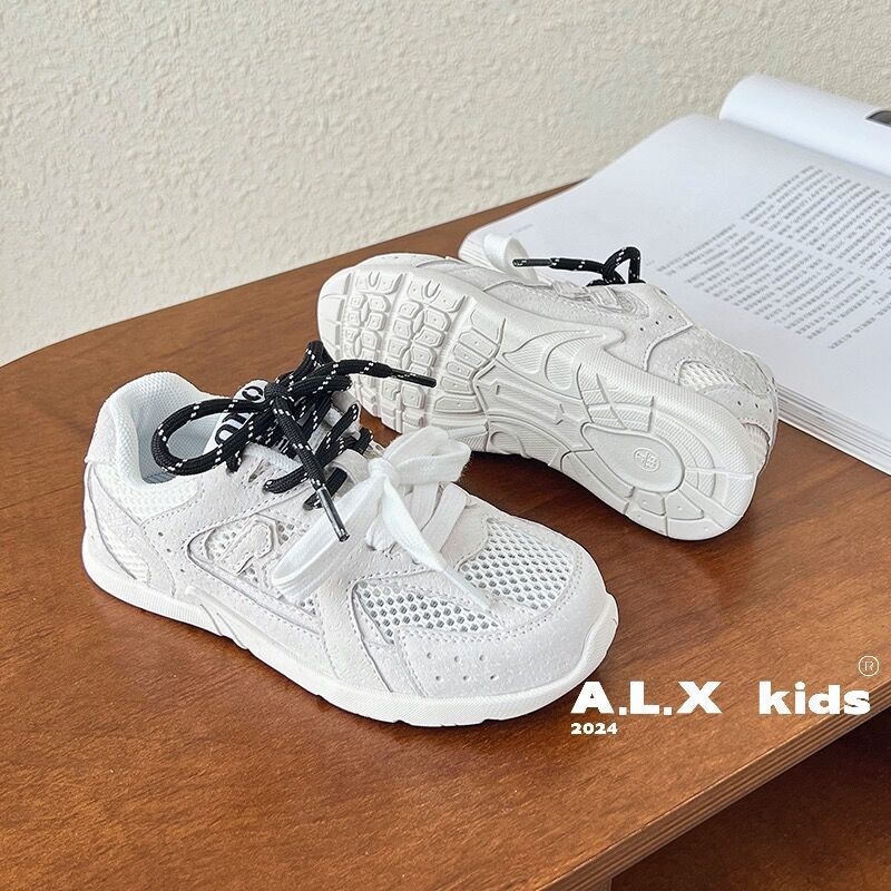 Dječje tenisice s mrežastim gornjim dijelom, ljeto 2025, korejski stil, prozračne tenisice za djevojčice i dječake, Forrest Gump verzija