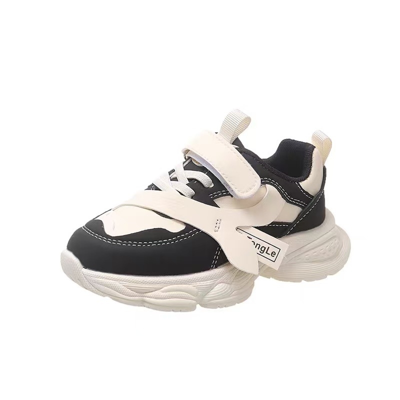 Dječje casual tenisice Dad Shoes s Velcro kopčanjem, gornji dio od mikrovlakana, gumeni potplat, vodootporne, sve sezone