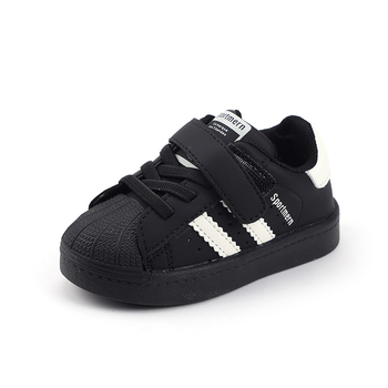 Cipele za hodanje bebama 12–36 mjeseci – shell toe, mekana potplat, Velcro, dišni mikrovlaknasti kožni gornji dio, niski kroj, unisex, proljeće i jesen