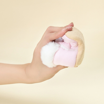 Pantofi bebeluși din bumbac, calzi și groși, talpă moale din material textil, de tip slip-on pentru copii 1–3 ani