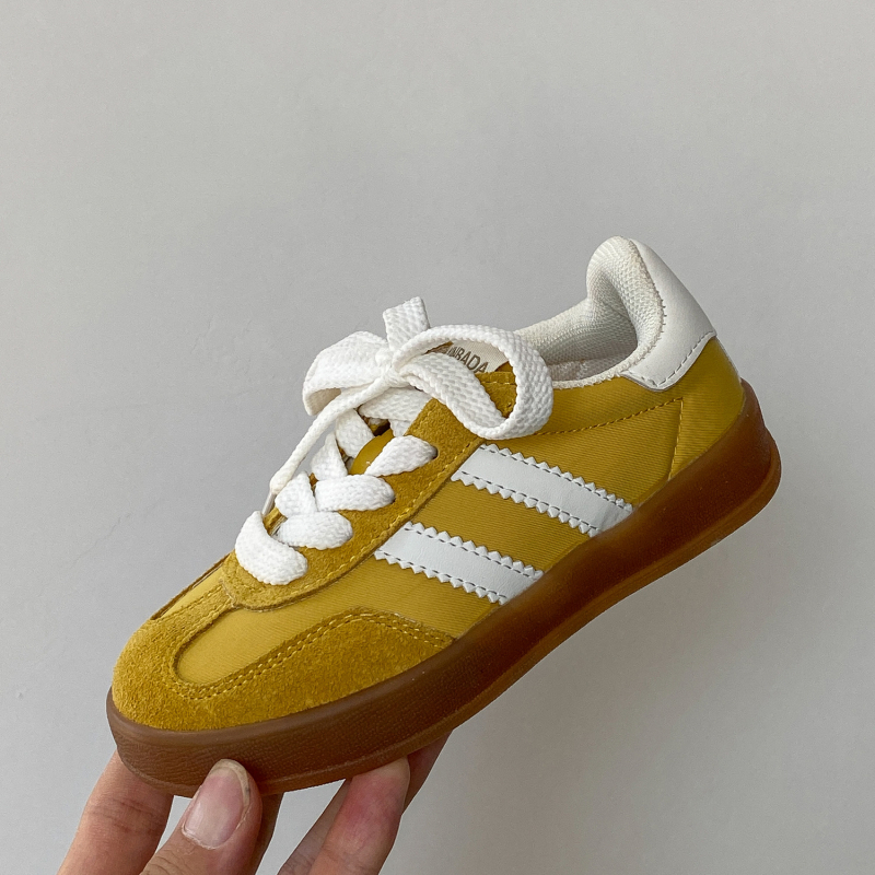 QQO dječje tenisice za treninge, jesen 2024, candy boje, retro velur casual tenisice za dječake i djevojčice