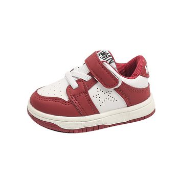 Bijele dječje tenisice s Velcro zatvaračem, panda dizajn, unisex, niski kroj, korejski stil