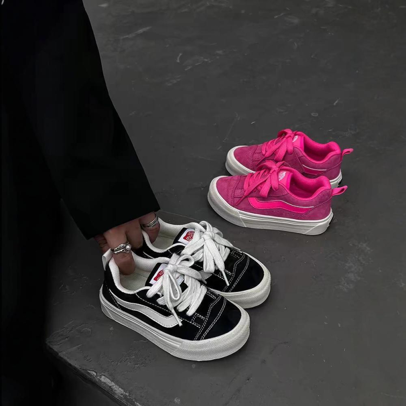 Pantofi sport pentru copii, stil coreean, închidere Velcro, model primăvară-toamnă, exterior din piele sintetică, talpă din cauciuc