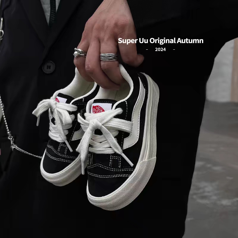 Pantofi sport pentru copii, stil coreean, închidere Velcro, model primăvară-toamnă, exterior din piele sintetică, talpă din cauciuc