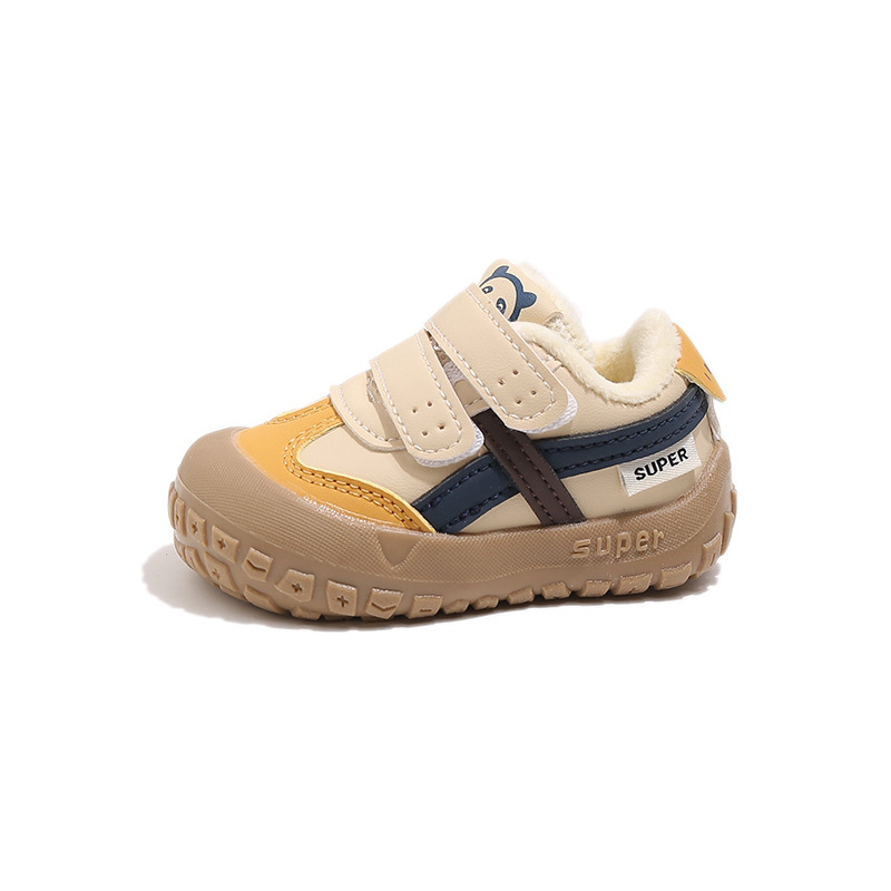 Zimske dječje tenisice s flis podstavom, Velcro zatvarač, unisex, 1–3 godine