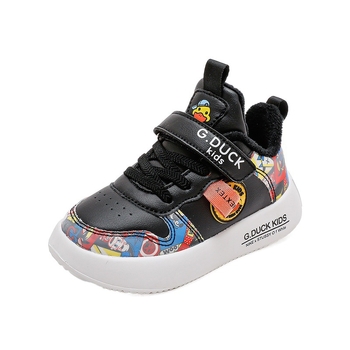 G.DUCKKIDS Gyerek Platformcipő — Műbőr felsőrész, Velcro-zárás, EVA talpbetét, Csíkos mintázat