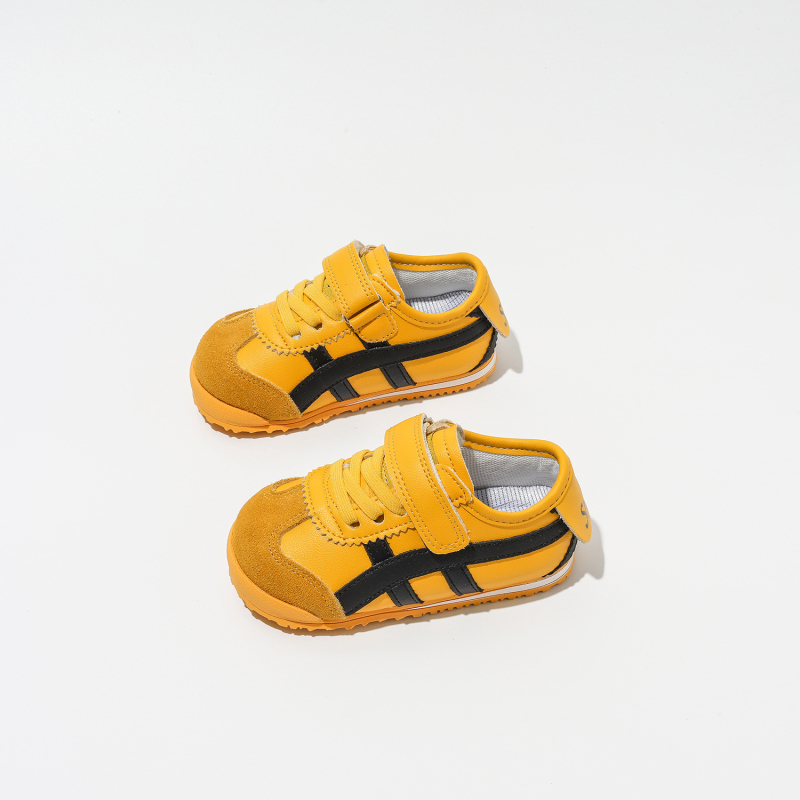 Dječje tenisice s Velcro zatvaračem, niski gornji dio, debeli potplat, mikrofiber koža, unisex, za djecu 1–3 godine, jesen 2025