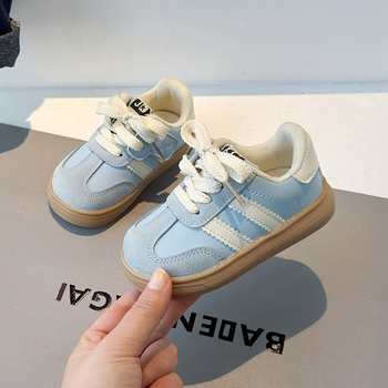 Gyerekek futócipő: PU felsőrész, gumi talp, lélegző, könnyű, kopásálló és ütéscsillapító, uniszex, 4–12 éveseknek, tavasz–ősz