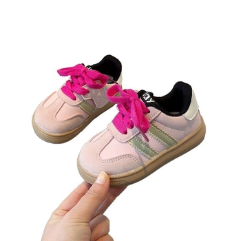 Gyerekek futócipő: PU felsőrész, gumi talp, lélegző, könnyű, kopásálló és ütéscsillapító, uniszex, 4–12 éveseknek, tavasz–ősz