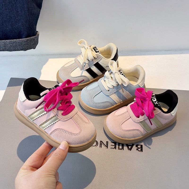 Gyerekek futócipő: PU felsőrész, gumi talp, lélegző, könnyű, kopásálló és ütéscsillapító, uniszex, 4–12 éveseknek, tavasz–ősz