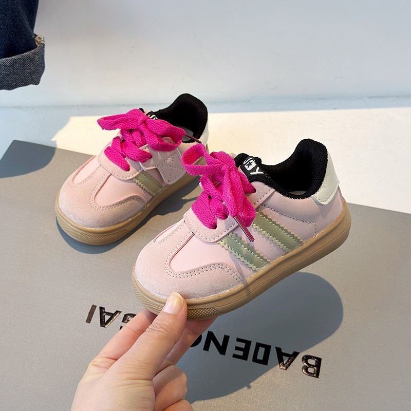 Gyerekek futócipő: PU felsőrész, gumi talp, lélegző, könnyű, kopásálló és ütéscsillapító, uniszex, 4–12 éveseknek, tavasz–ősz