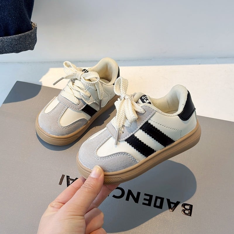 Gyerekek futócipő: PU felsőrész, gumi talp, lélegző, könnyű, kopásálló és ütéscsillapító, uniszex, 4–12 éveseknek, tavasz–ősz