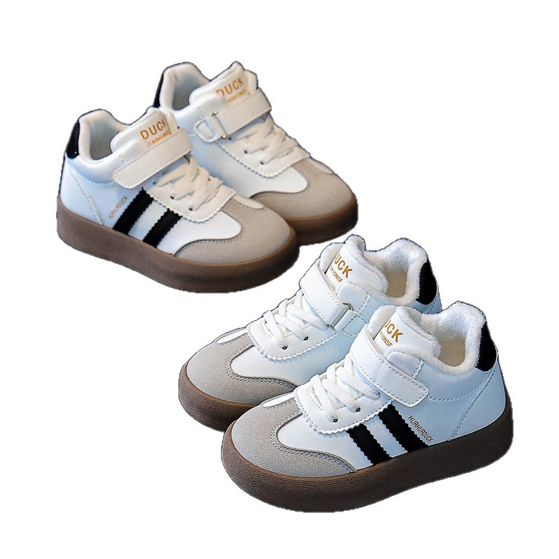 Detské bežecké topánky - vrchná časť z umelej kože, zapínanie na suchý zips, podrážka PVC, ľahké, protišmykové, odolné voči opotrebeniu