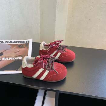 Pantofi sport pentru copii, talpă subțire, Velcro, unisex, talpă din cauciuc anti-derapant