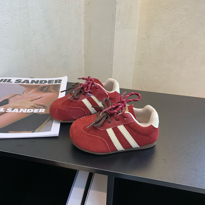 Pantofi sport pentru copii, talpă subțire, Velcro, unisex, talpă din cauciuc anti-derapant