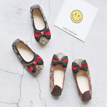 Pantofi de copii din canvas, stil coreean cu funda, talpă din tendon de vită, partea superioară din canvas, căptușeală din piele sintetică, model cu litere, primăvară-toamnă, vârste 1–12 ani