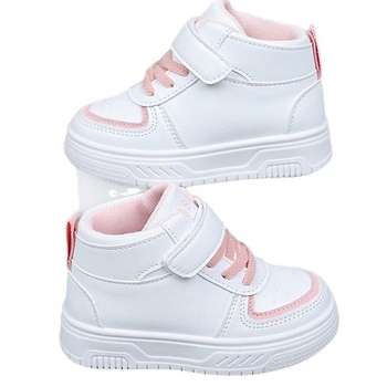 Detské vysoké tenisky s PU vrchnou časťou, priedušné, odolné voči opotrebeniu, so zapínaním na suchý zips, unisex, gumová podrážka, pre deti 1–12 rokov