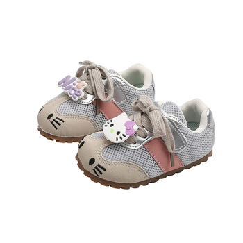 Dječje tenisice za trening s karikaturalnim uzorkom – gornji dio od teleće kože, gumeni potplat, vodootporne i s amortizacijom, za uzrast 1-6 godina, proljeće 2025