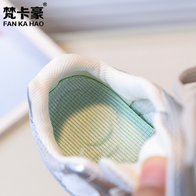 Dječje tenisice za trening s karikaturalnim uzorkom – gornji dio od teleće kože, gumeni potplat, vodootporne i s amortizacijom, za uzrast 1-6 godina, proljeće 2025