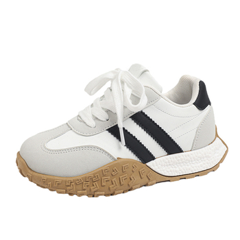 Pantofi sport pentru copii - partea superioară din piele sintetică, respirabili, ușori, închidere cu bandă elastică, unisex