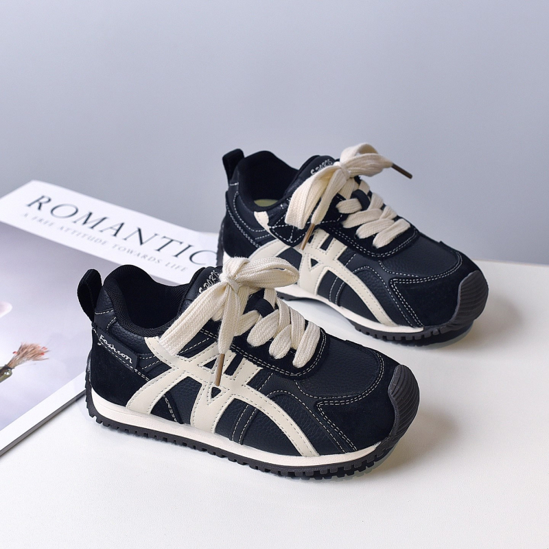 Dječje Forrest Gump tenisice – prozračne, unisex, s Velcro kopčom, prugasti uzorak, gumena potplat