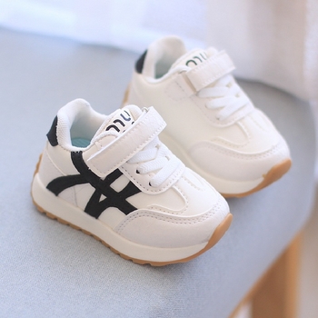 Dječje bijele sportske tenisice za proljeće i jesen, tenisice za hodanje za bebe, u stilu Forrest Gump, unisex casual cipele