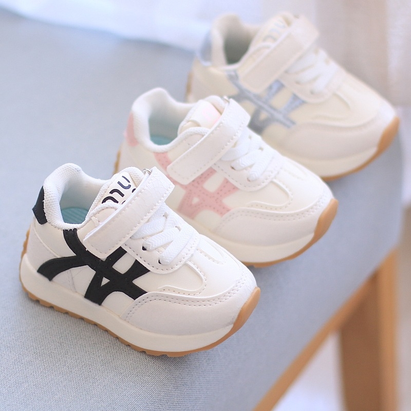 Dječje bijele sportske tenisice za proljeće i jesen, tenisice za hodanje za bebe, u stilu Forrest Gump, unisex casual cipele