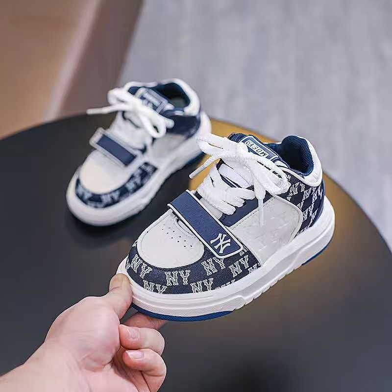 Dječje jesenske sportske tenisice unisex s Velcro zatvaračem, lagane, prozračne, protuklizna EVA potplat, uzorak slova