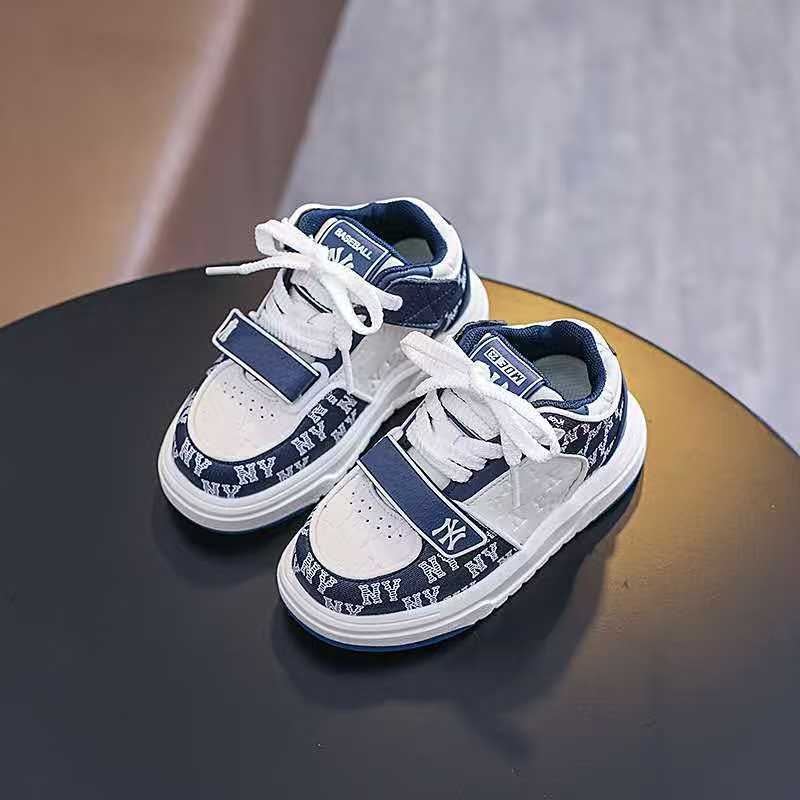 Dječje jesenske sportske tenisice unisex s Velcro zatvaračem, lagane, prozračne, protuklizna EVA potplat, uzorak slova